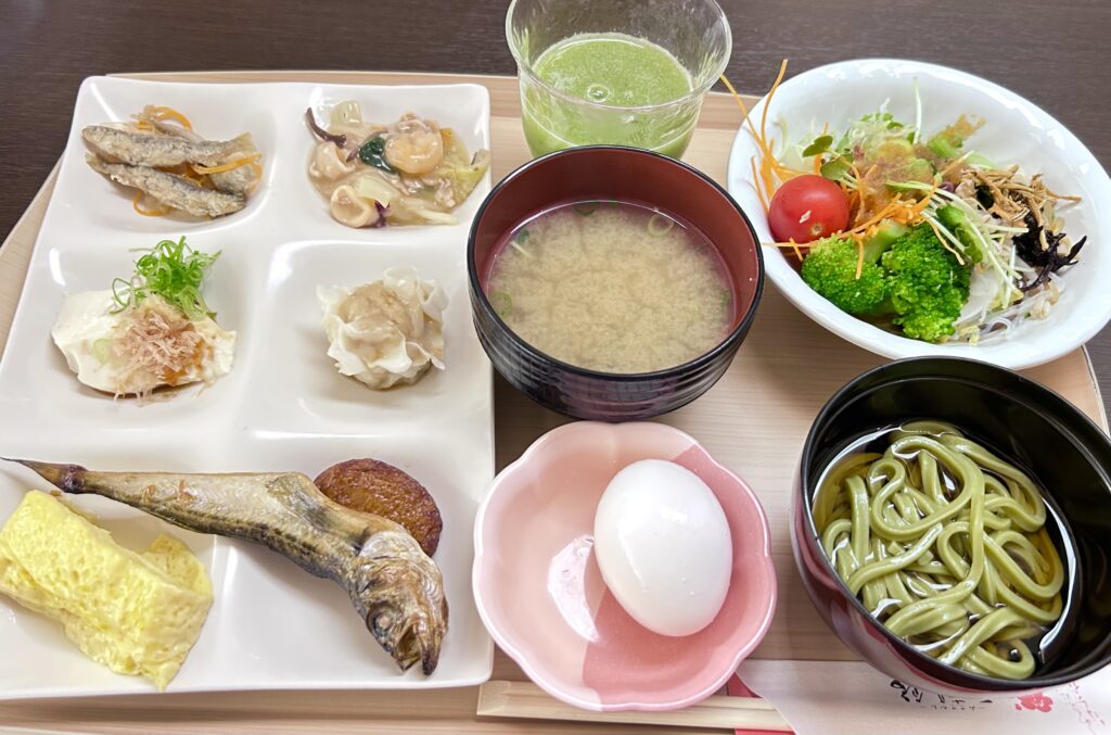 三朝館の朝食